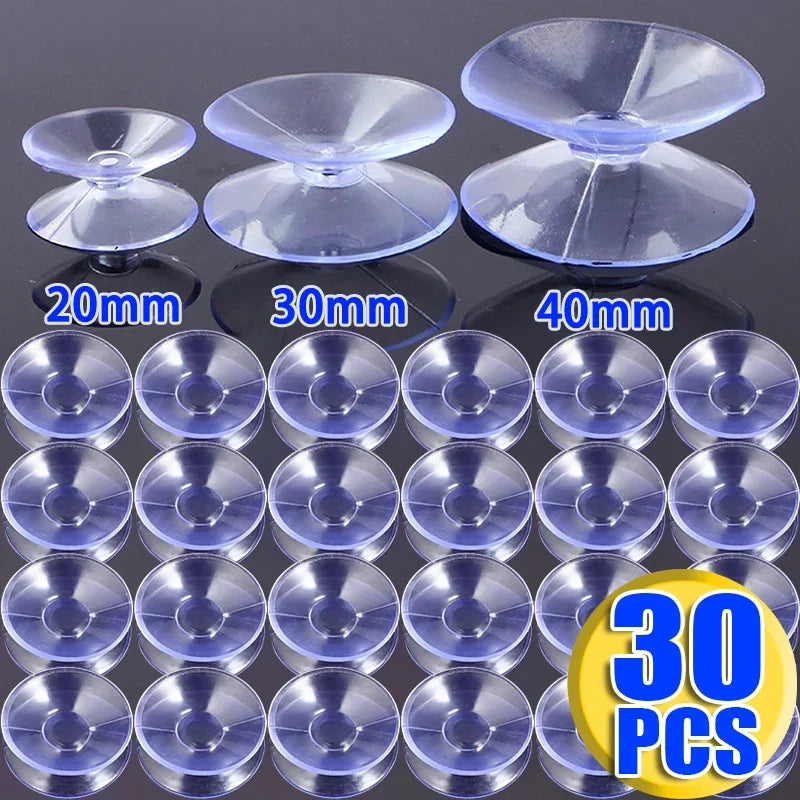 1/30pcs Double Sided Suction Cups Transparent Non-slip Sucker Pad For Glass Table Spacers Household Kicthen Bathroom Accessories