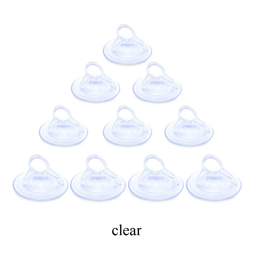45mm 10 PCS Rubber Clear Suction Cup Sucker PVC Suction Cup Hook Suction Cup Car Sun Shade Suction Cup 35mm Black Suction Cup